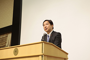 輿水総務大臣政務官挨拶